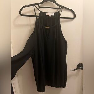 Michael Kors Black Cold Shoulder Blouse